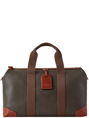 Mulberry Heritage Day Clipper Mole & Cognac Printed Eco Scotchgrain & Flat Calf